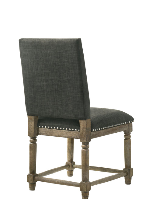 Everton - Fabric Chair With Nailhead Trim