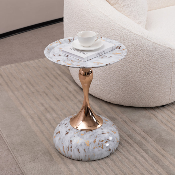 Mermaid Tail End Coffee Table-Round