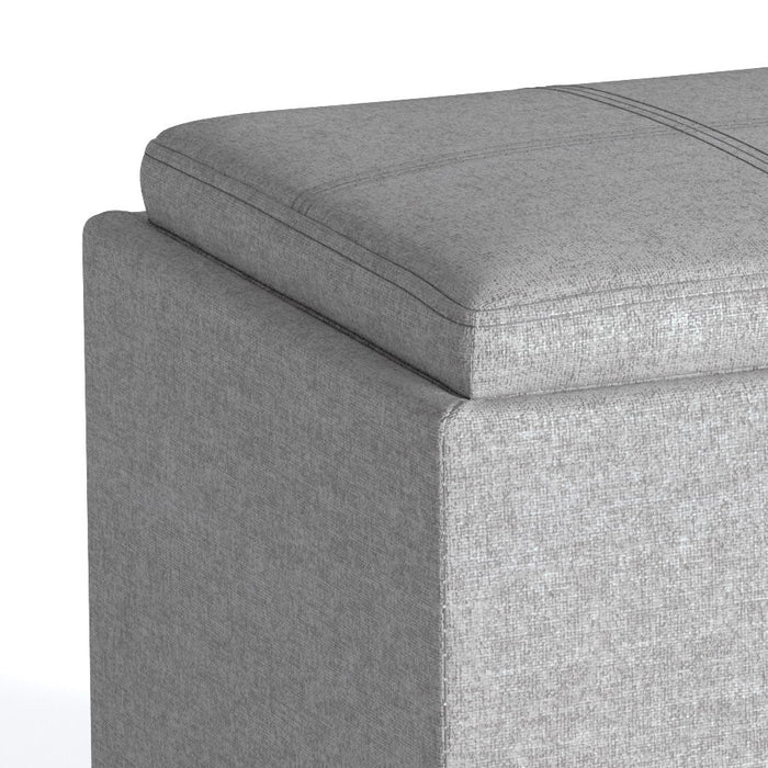 Rockwood - Cube Storage Ottoman with Tray