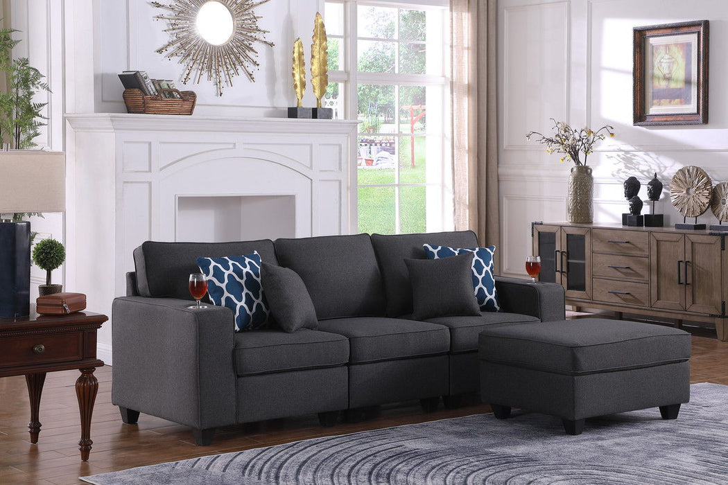 Cooper - Linen Sofa Set