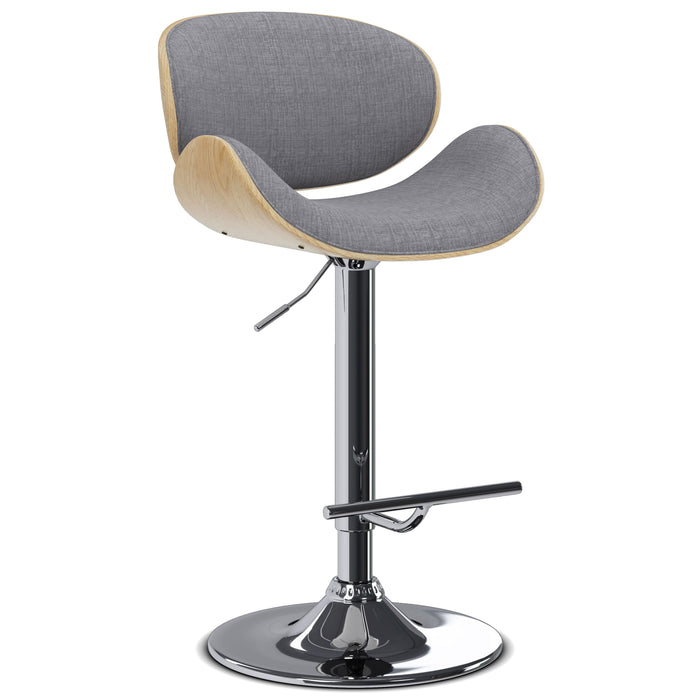 Marana - Bentwood Adjustable Swivel Bar Stool