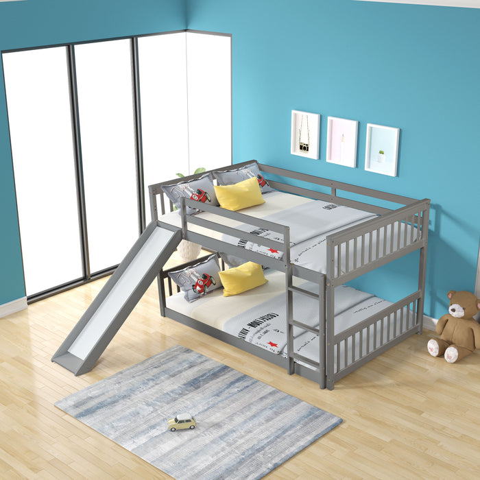 Kids Furniture - Bunk Bed With Slide