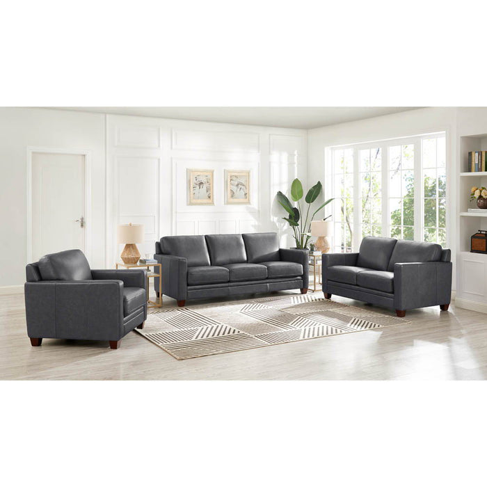 Naples - Leather Loveseat