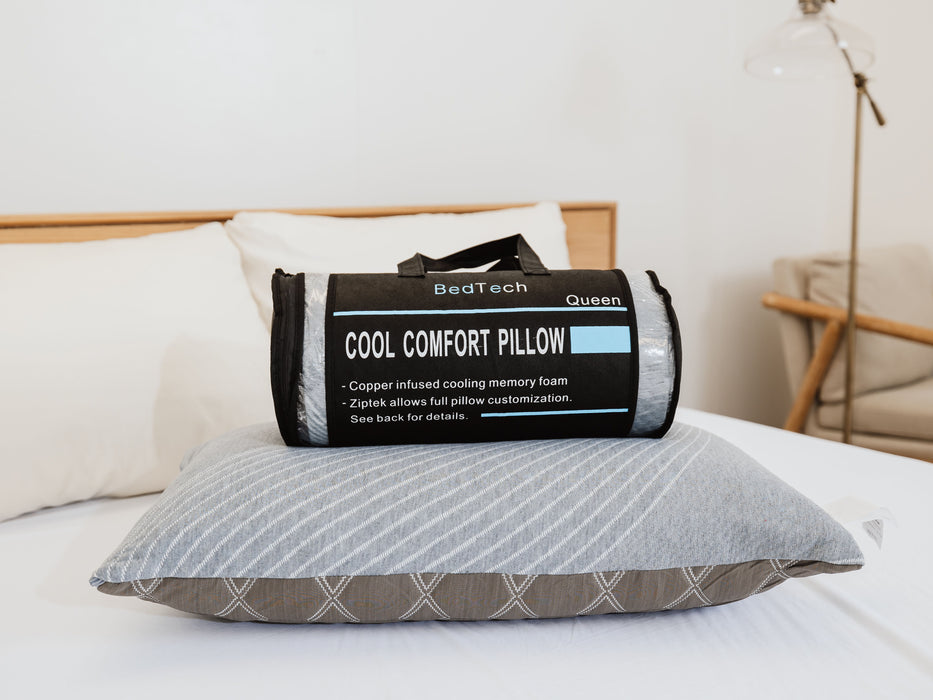 Comfort Rest - Pillow (Shredded) - Gray