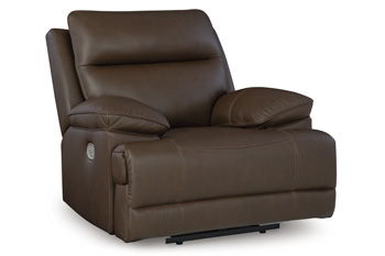 Vonryan - Tobacco - Power Recliner / Adj Headrest