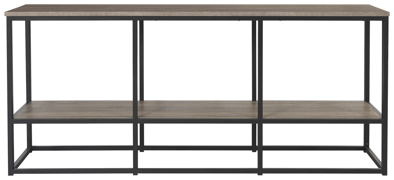 Wadeworth - Marrón / Negro - Mueble para TV extra grande