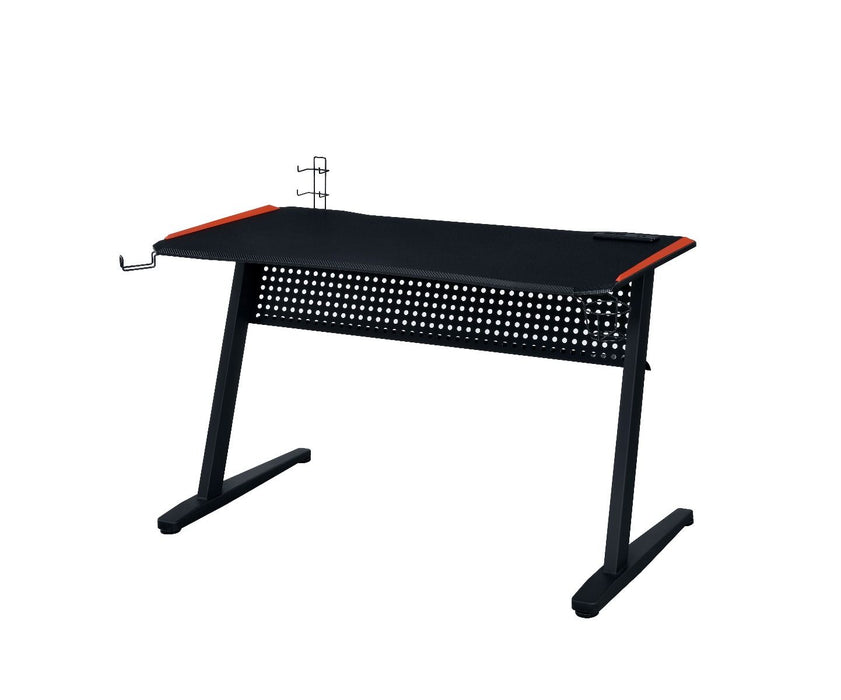 Dragi - Gaming Table - Black & Red Finish