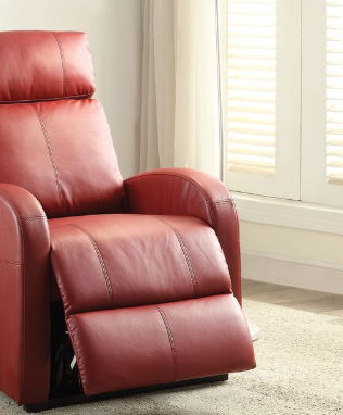 Ricardo - Recliner With Power Lift - Red