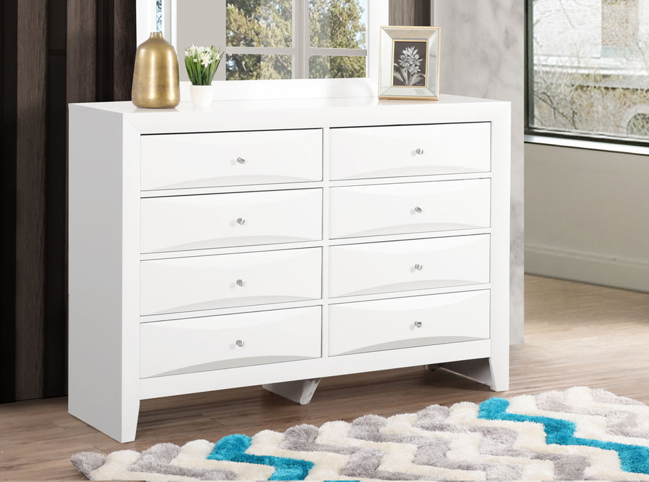 Glory Furniture Marilla Dresser, White