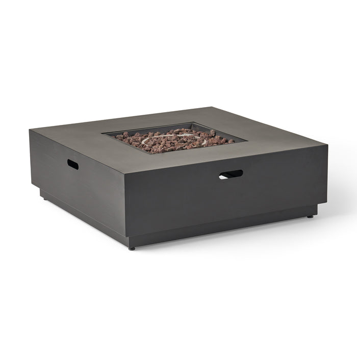 40'' SQUARE IRON FIRE PIT - 50 000 BTU