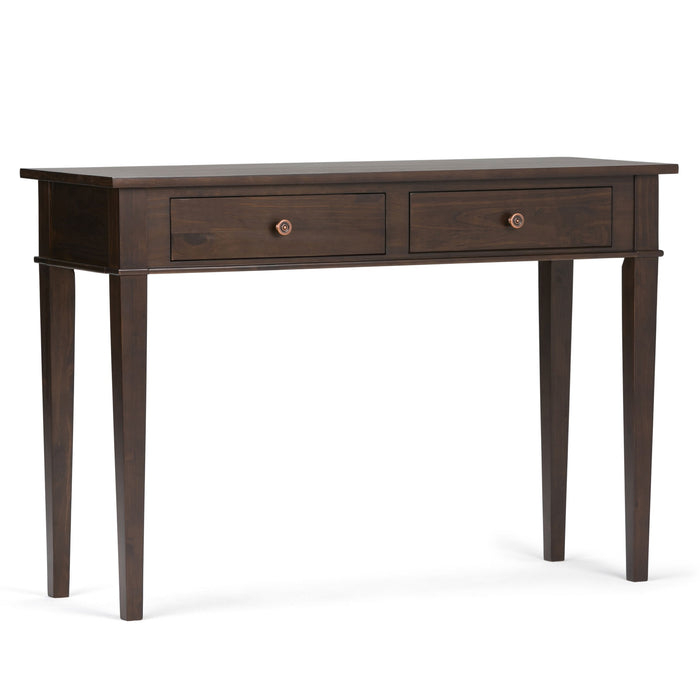 Carlton - Console Sofa Table - Dark Tobacco Brown