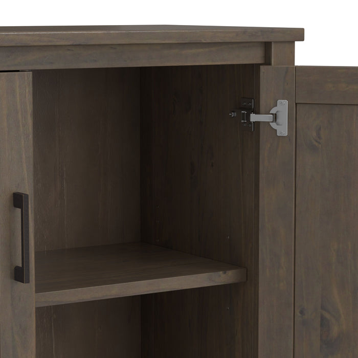 Ela - Low Storage Cabinet - Smoky Brown