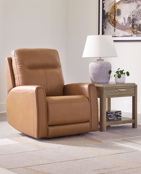 Tryanny - Butterscotch - Sillón reclinable eléctrico/reposacabezas ajustable