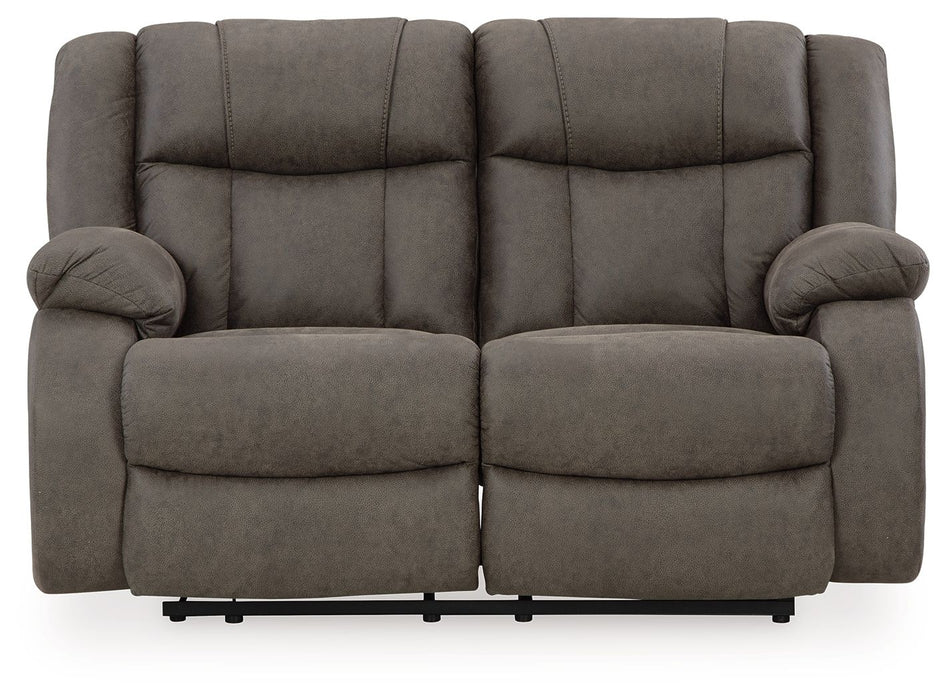 Primeira Base - Gunmetal - Loveseat Reclinável