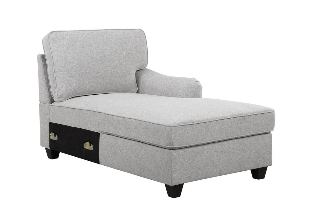 Leo - 3 Piece Sectional Sofa Chaise