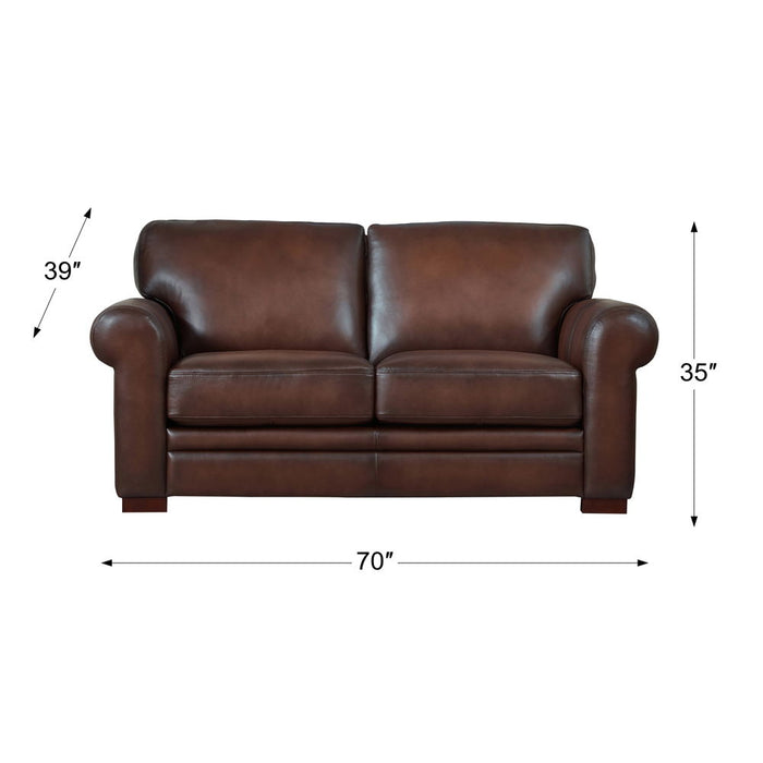 Brookfield - Leather Loveseat