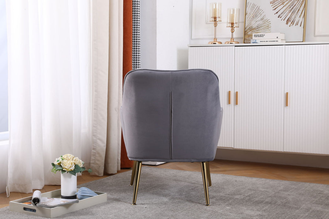 Modern Mid-Century Chair Linen Sherpa Armchair For Living Room Bedroom Office