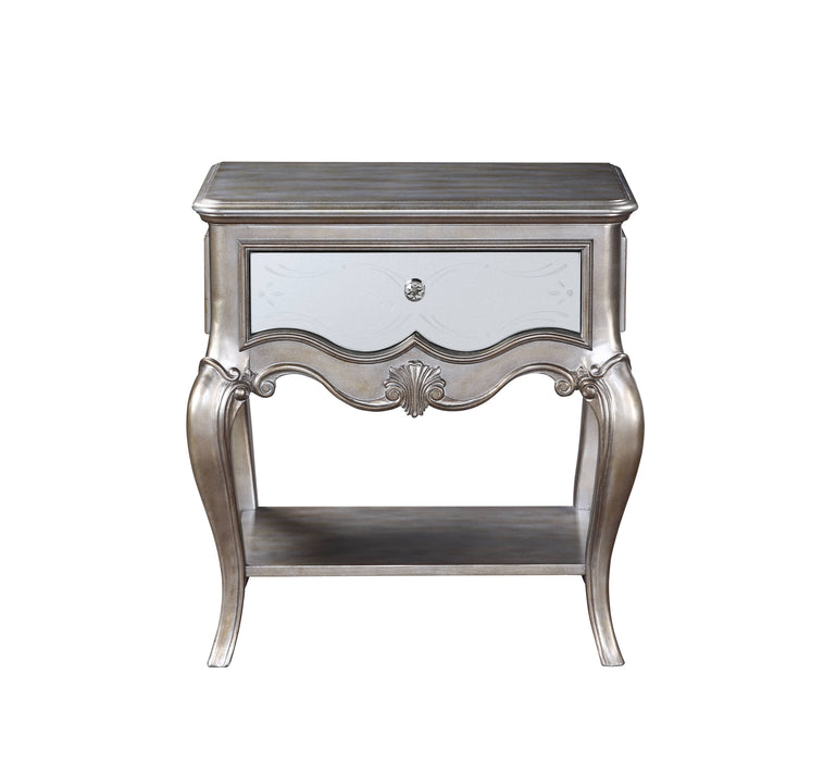 Esteban - Antique Nightstand - Champagne