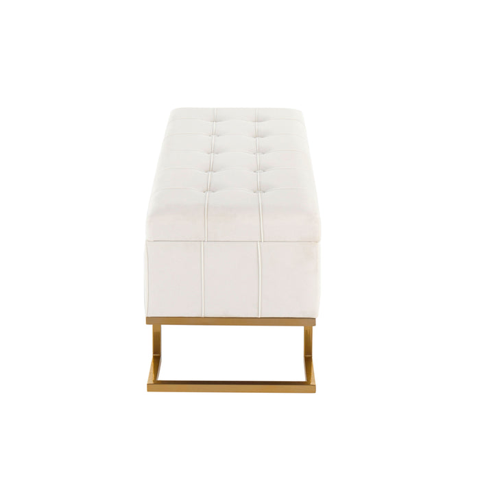 Midas - Contemporary / Glam Storage Bench