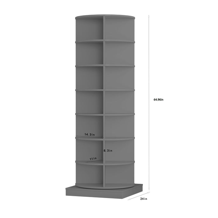 New 360 Rotating Shoe Cabinet 7 Layers Holds Up To 28 Paris Of Shoes