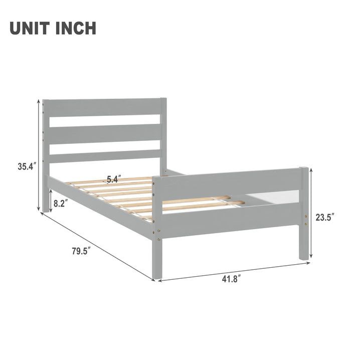 Bed With Headboard And Footboard