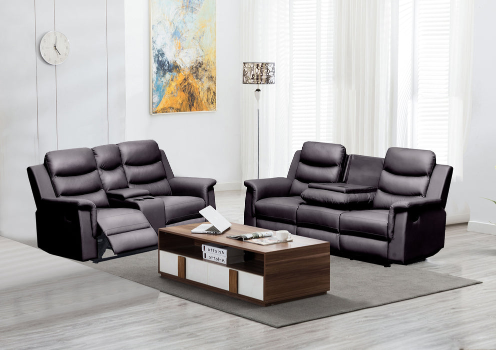 Reclining Sofa With Middle Console Slipcover, Stretch 3 Seat Reclining Sofa Covers Black Faux Leather