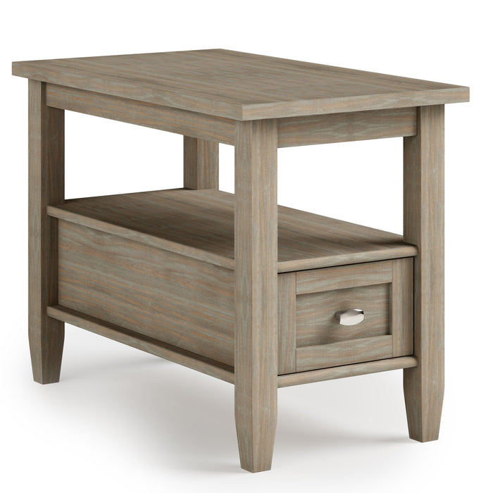 Warm Shaker - Narrow Side Table