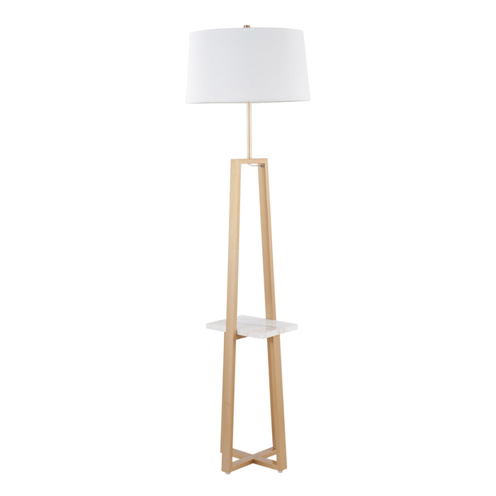 Cosmo - Shelf Contemporary / Glam Floor Lamp