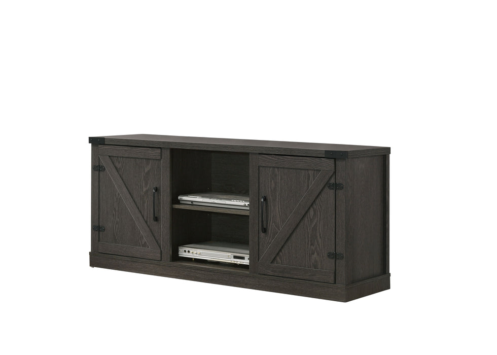 Salma - 58" Wide TV Stand With 2 Open Shelves And 2 Cabinets