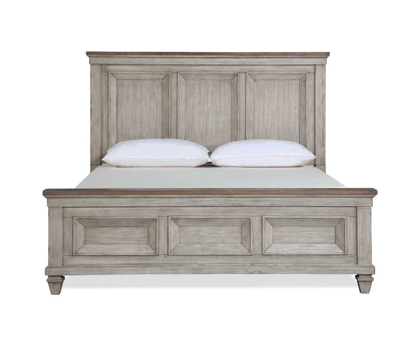 Mariana - 6/6 Eastern King 5 Piece Bedroom Set (Bed & Dresser & Mirror & Chest & Nightstand) - Gray