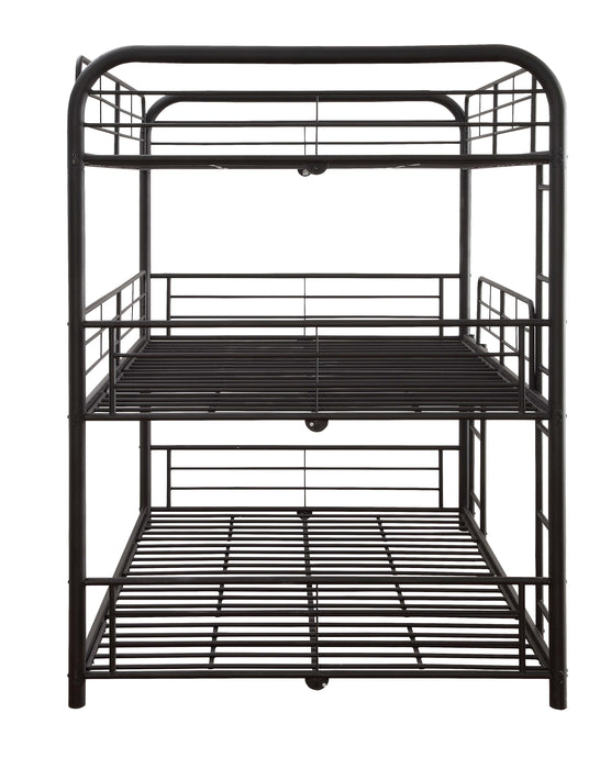 Cairo - Triple Full Bunk Bed - Black