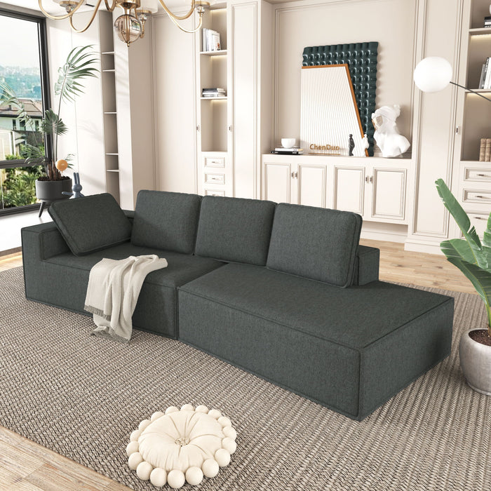 Stylish Chaise Lounge Modern Indoor Lounge Sofa Sleeper Sofa With Clean Lines For Living Room