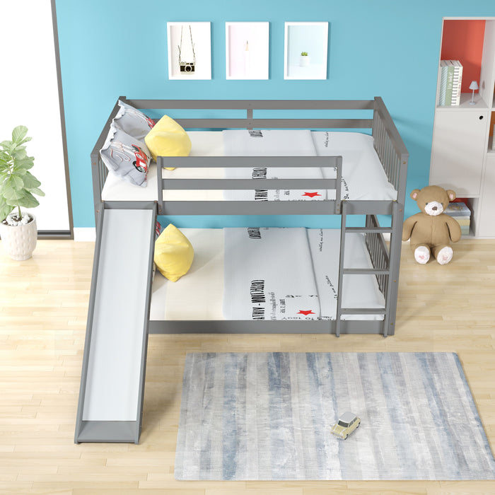 Kids Furniture - Bunk Bed With Slide