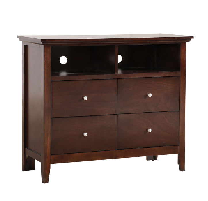 Glory Furniture Hammond TV Media Chest, Cappuccino