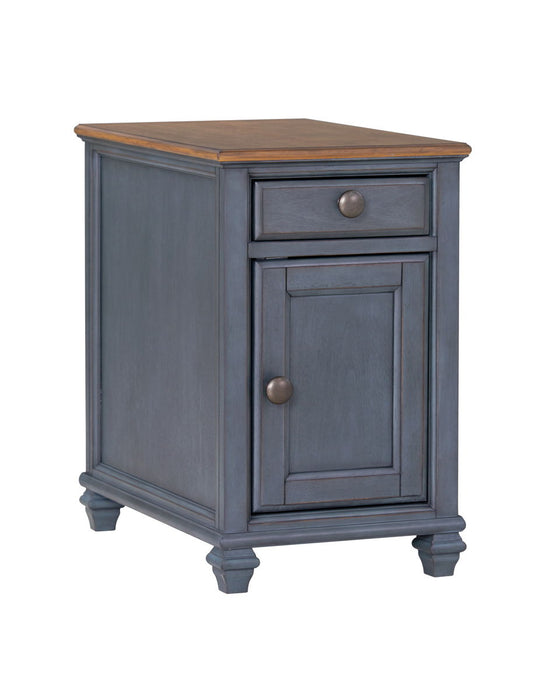 Americana - 14" Chairside Table - Blue