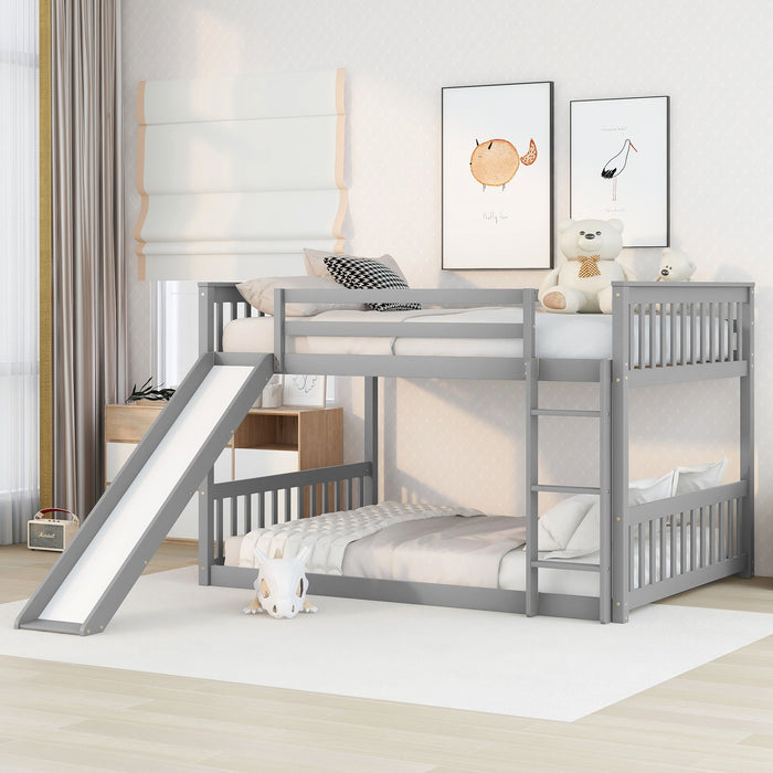 Kids Furniture - Bunk Bed With Slide