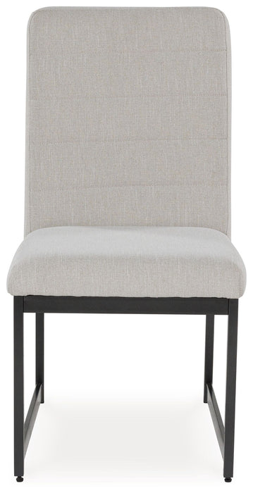 Tomtyn - Light Brown - Dining Upholstered Side Chair (Set of 2)