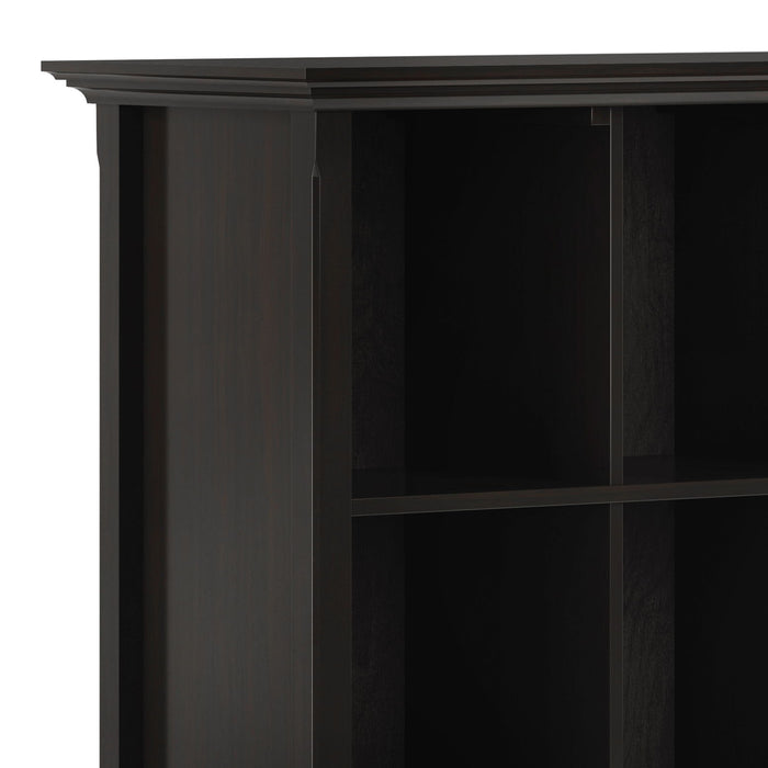 Amherst - 12 Cube Storage Bookcase - Hickory Brown