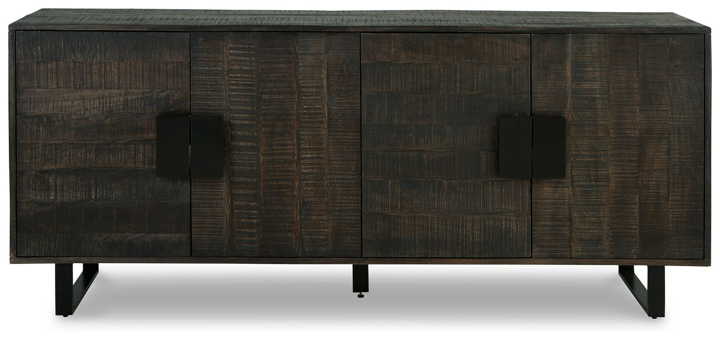 Kevmart - Marrón grisáceo / Negro - Gabinete decorativo