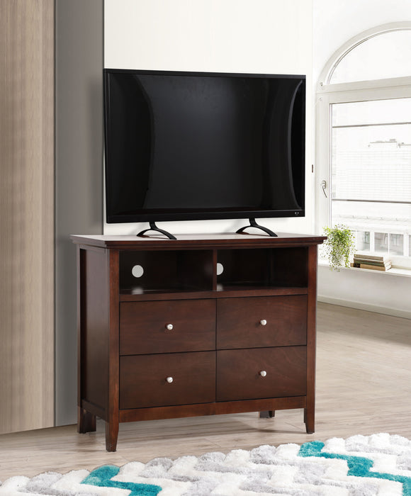 Glory Furniture Hammond TV Media Chest, Cappuccino