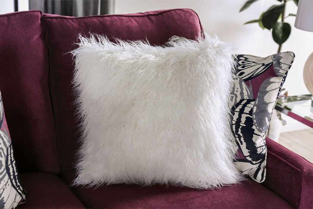 Jillian - Loveseat - Ciruela / Marfil / Blanco