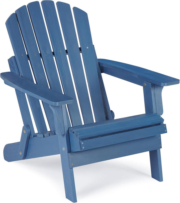 Oversize Outdoor Folding Adirondack Chair, Patio Chair For Garden