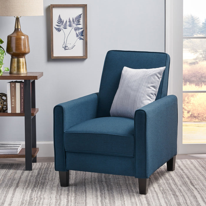 Fabric Push Back Chair For Elegant Home