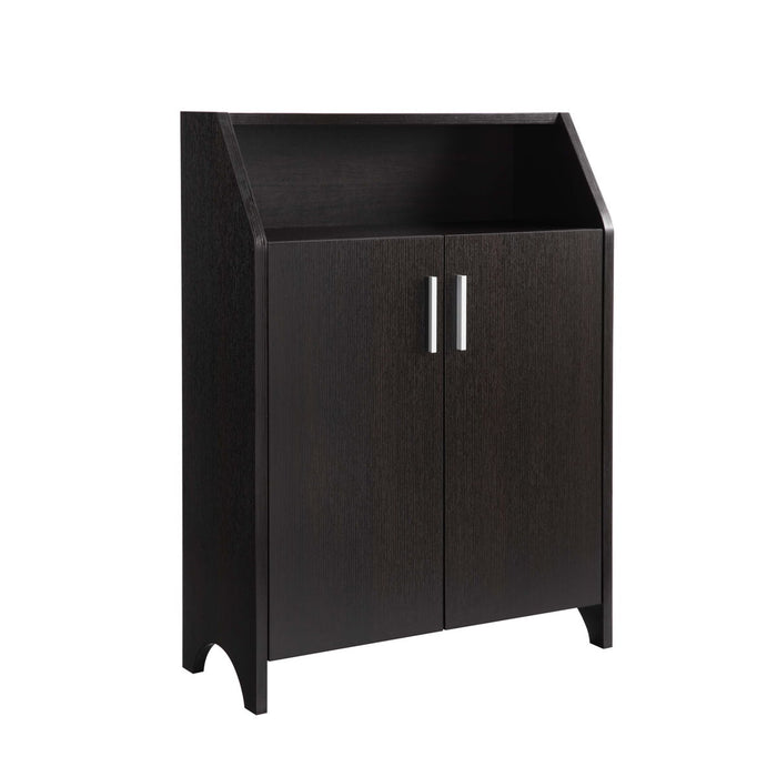 Modern Shoe/Storage Cabinet Two Door With 4 Shelves