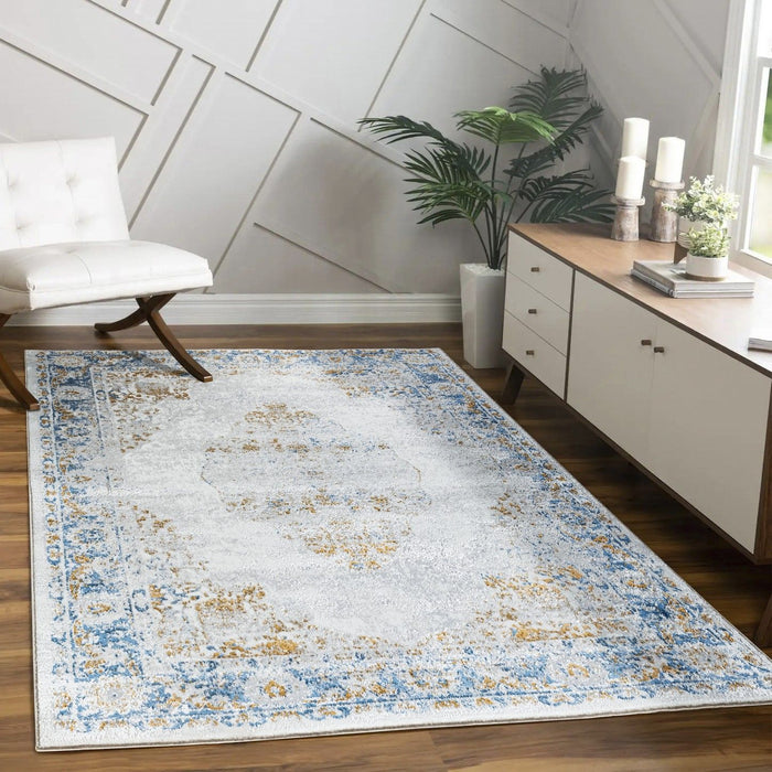 Legacy - 5'3" X 7' Area Rug - Multi, Polypropylene