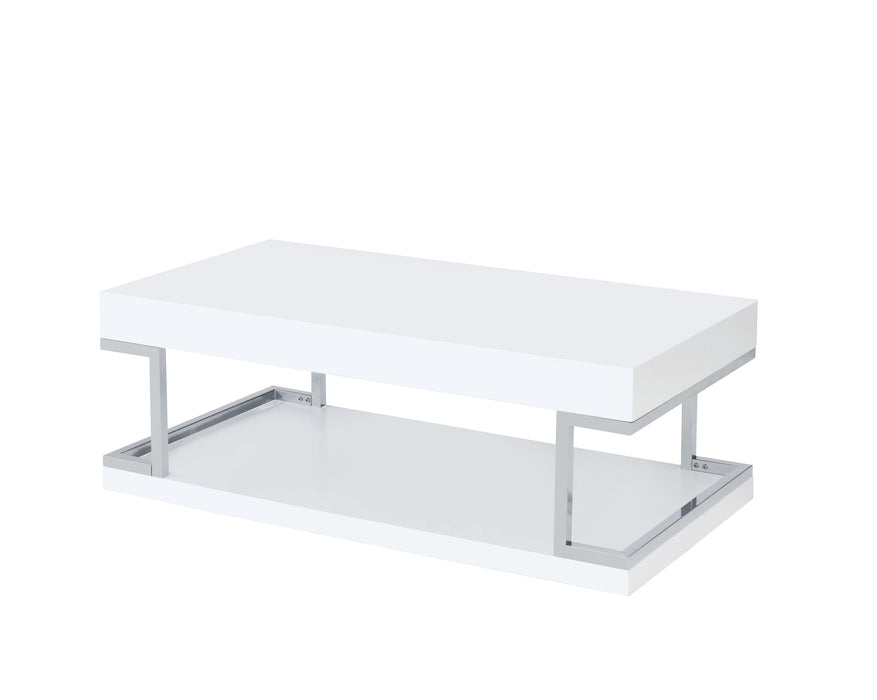 Aspers - Top Coffee Table - White