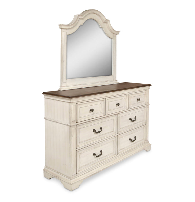 Anastasia - Mirror - Antique White