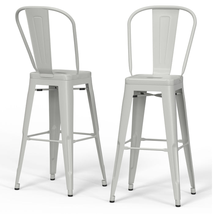 Fletcher - 24" Metal Counter Height Stool (Set of 2)