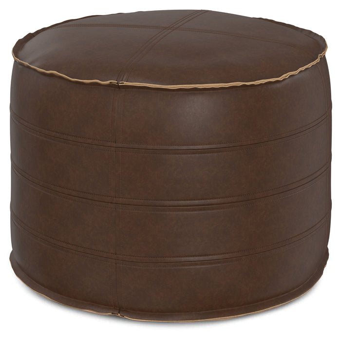 Brody - 20" Round Pouf=