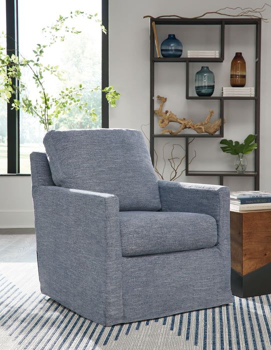 Nenana Next-gen Nuvella - Swivel Glider Accent Chair